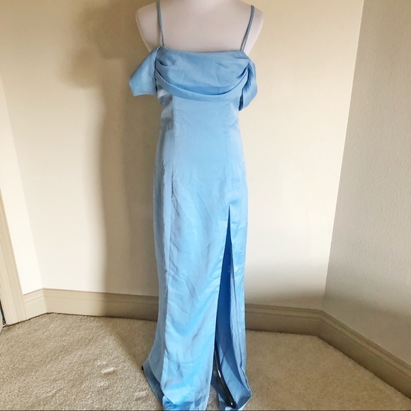 NWOT Majorelle Jane Gown in French Blue dress - Picture 4 of 8